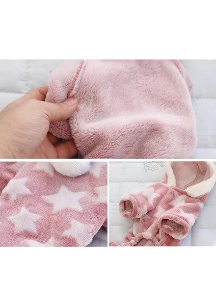 Sıcak Kış Evcil Giyim Kürk Köpek Giyim Moda Kapüşonlu Kazak Ceket (Yurt Dışından)
