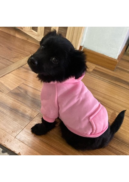 Köpek Giysileri Kış Evcil Hayvan Kapüşonlu Bulldog Chihuahua Giyim Evcil Hayvan Malzemeleri (Yurt Dışından)