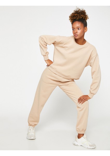 Basic Jogger Eşofman Altı Cepli Beli Bağlamalı