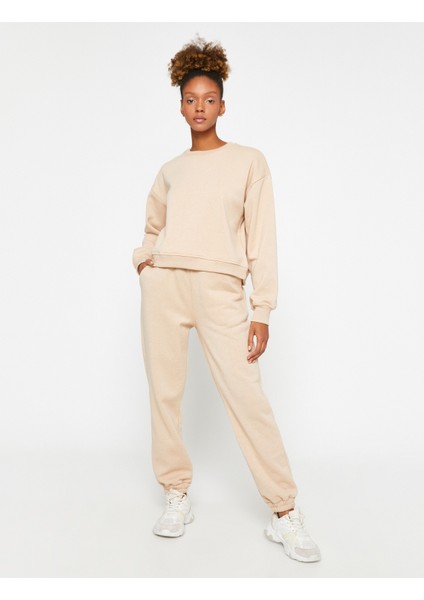 Basic Jogger Eşofman Altı Cepli Beli Bağlamalı