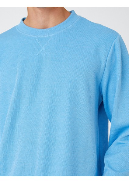 Basic Melange Sweater Crew Neck indirimleri