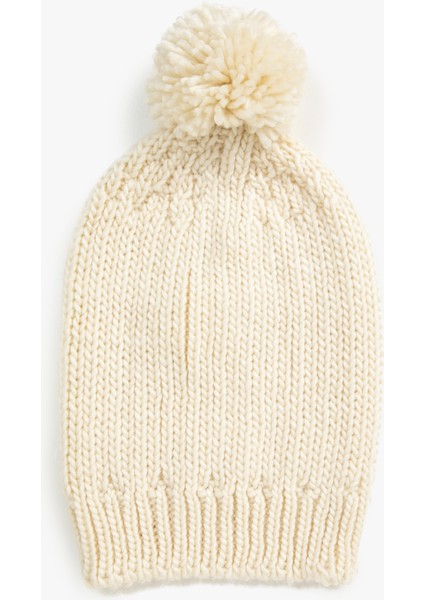 Ponpon Detaylı Bere