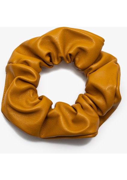 Suni Deri Görünümlü Saç Tokası