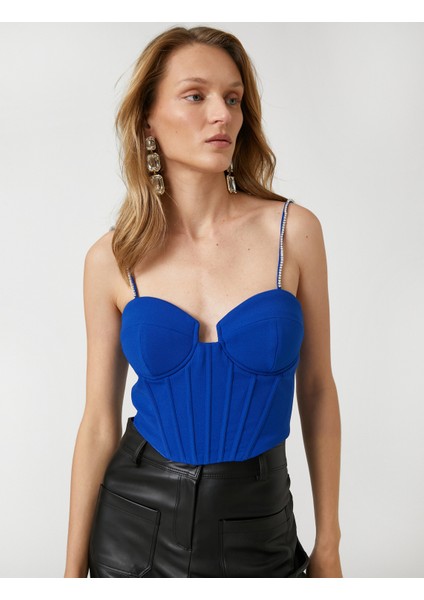 Korse Abiye Büstiyer Cuplı Taşlı Askılı fiyatları