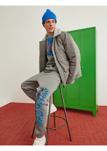 Kısa Parka Peluş Yaka Detaylı