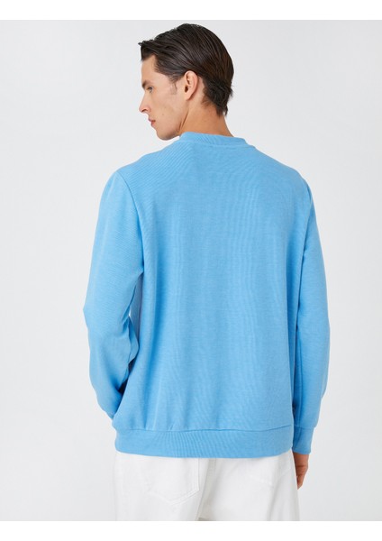 Basic Melange Sweater Crew Neck fırsatları