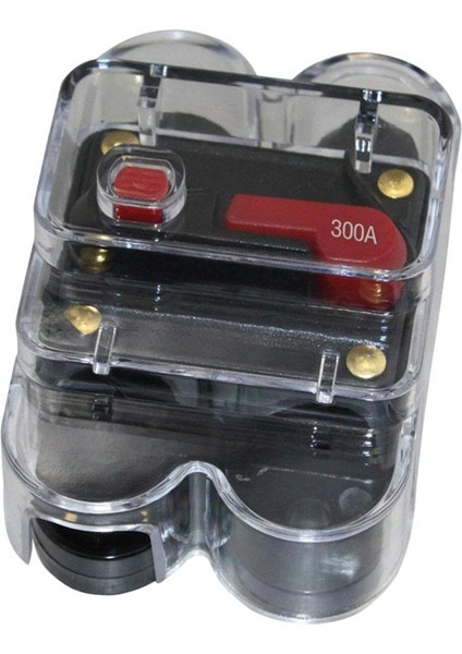 12V A V Sistemi Için Araba Stereo Ses Devre Kesici Sigortası Siyah 300A (Yurt Dışından)