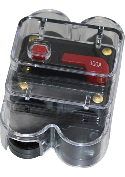 12V A V Sistemi Için Araba Stereo Ses Devre Kesici Sigortası Siyah 300A (Yurt Dışından)