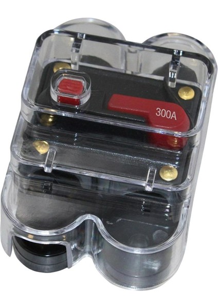 12V A V Sistemi Için Araba Stereo Ses Devre Kesici Sigortası Siyah 300A (Yurt Dışından)