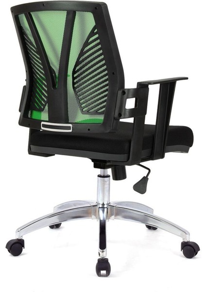 Koltuk Stilim Savona Yeşil Fileli Krom Çalışma Koltuğu Ofis Koltuğu fırsatları