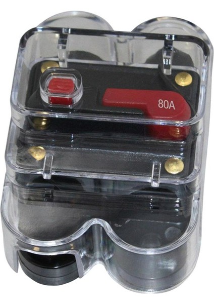 12V Dc Car A V Sistemi Siyah 80A Için Araç Stereo Ses Devresi Kesici Sigortası (Yurt Dışından) modelleri