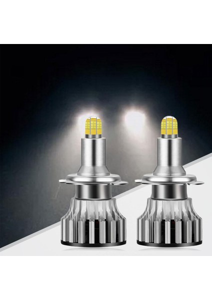 2 Adet Parlak Su Geçirmez 4 Taraf Araba Far LED Foglight Ampul 6500 K Lamba 9006 (Yurt Dışından) fiyatları