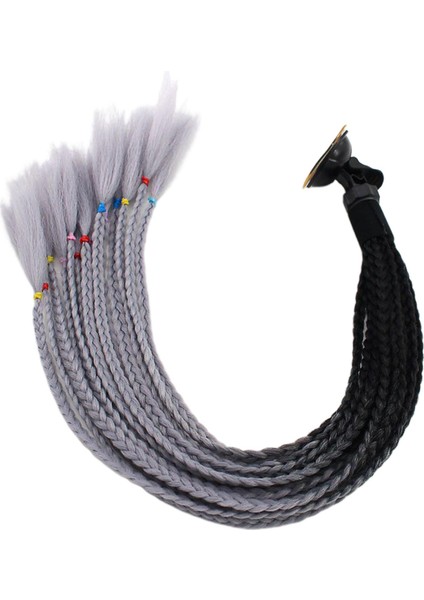 Motosiklet Siyah Gri Için 55CM Saç Gradyan At Kuyruğu (Yurt Dışından) fiyatları