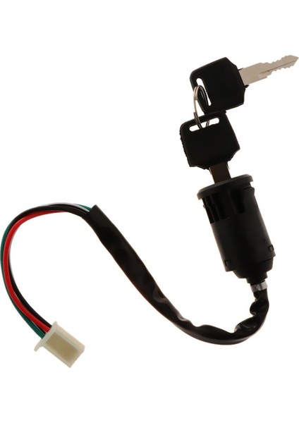 4 Tel 2 Anahtar Elektrikli Ateşleme Anahtar Anahtarı Motosiklet Için Kilit Bir Tür (Yurt Dışından)
