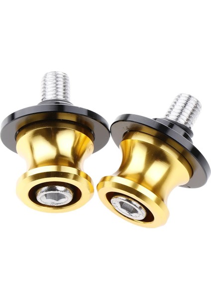 Motosiklet Salıncak Kol Makarası Salıncak Kolu Slayt Stand Stand Salıncak Kol Slayt Çubuğu - 10MM Altın (Yurt Dışından)
