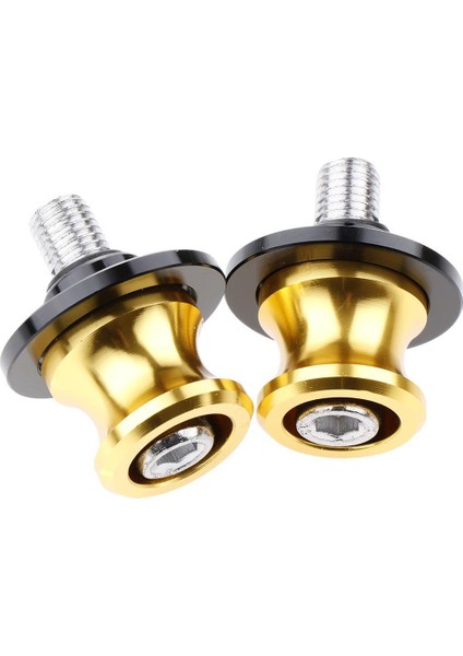 Motosiklet Salıncak Kol Makarası Salıncak Kolu Slayt Stand Stand Salıncak Kol Slayt Çubuğu - 10MM Altın (Yurt Dışından)