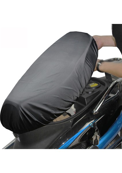 Motosiklet Koltuk Örtüsü Motosikletler Su Geçirmez Mopedler Siyah 2xl (Yurt Dışından)