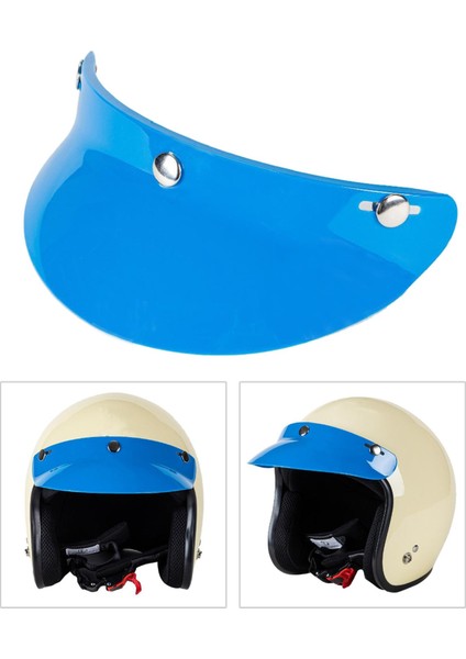 3 Snap Visor Pik Güneş Protekecisi 15CMX5CM Koyu Mavi (Yurt Dışından)