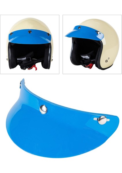 3 Snap Visor Pik Güneş Protekecisi 15CMX5CM Koyu Mavi (Yurt Dışından)