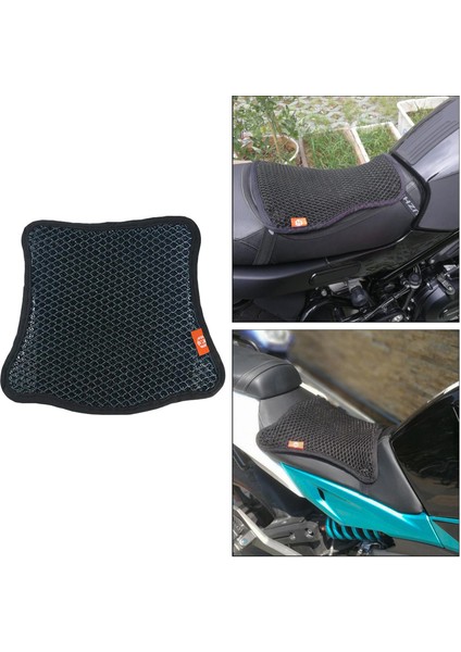 Yaz Motosiklet Koltuğu Yastık Ped Koruyucusu Kruvazör Spor Saddles Çift Katman M (Yurt Dışından)