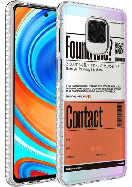 Xiaomi Redmi Note 9s Kılıf Airbag Kenarlı Renkli Desenli Elegans Silikon