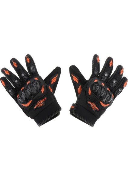 Siyah Su Geçirmez Termal Kış Motosiklet Motosiklet Eldivenleri Turuncu Xxl (Yurt Dışından)