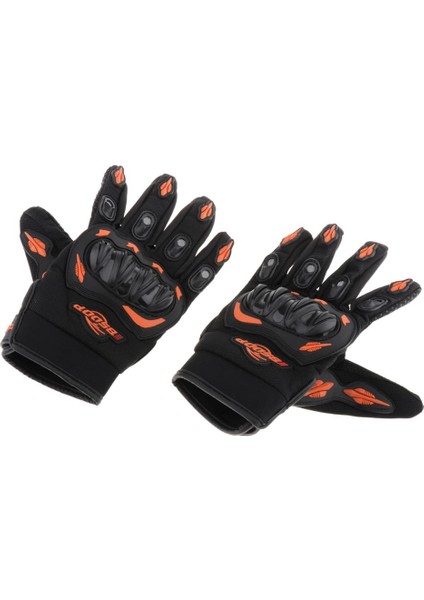 Siyah Su Geçirmez Termal Kış Motosiklet Motosiklet Eldivenleri Turuncu Xxl (Yurt Dışından) fırsatları