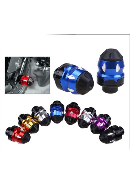 2 Adet Dayanıklı Alüminyum Alaşım Motosiklet Ön Tekerlek Damla Direnç Çatal Kupaları Altın (Yurt Dışından) fiyatları