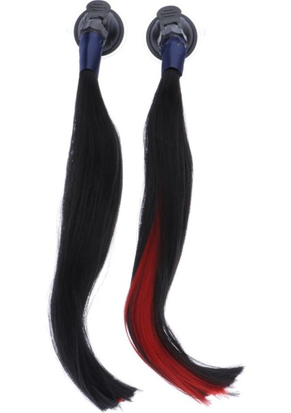 Kask Pigtails Saç Dekorasyonu Motosiklet Için Uygun Vantuz ile (Yurt Dışından)