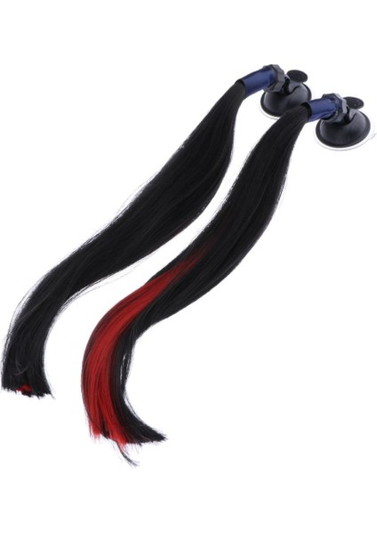 Kask Pigtails Saç Dekorasyonu Motosiklet Için Uygun Vantuz ile (Yurt Dışından) fiyatları