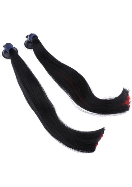 Kask Pigtails Saç Dekorasyonu Motosiklet Için Uygun Vantuz ile (Yurt Dışından) modelleri
