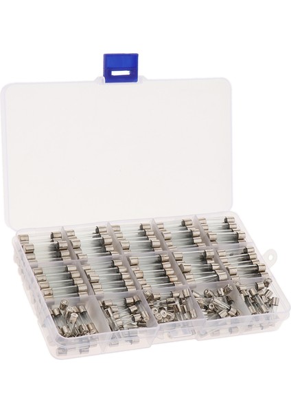 Beyaz Cam Araba Sigorta Kutusu 250 Adet 6X30MM Otomotiv Insuranc Tüp Kiti (Yurt Dışından)