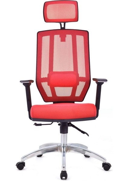 Koltuk Stilim Bianca Kırmızı Makam Koltuğu Ofis Koltuğu