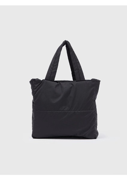 Puf Kumaş Kadın Shopper Çanta, Moda Kare Çanta, Kadın Şık Alışveriş Çantası, Bez Omuz Çantası