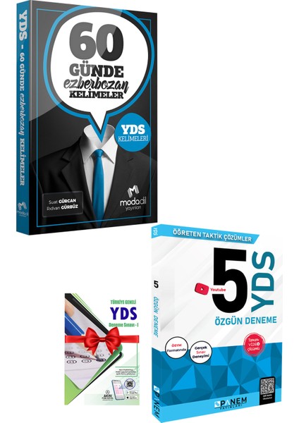 YDS 60 Günde Ezberbozan Kelimeler + Panem YDS 5 Özgün Deneme