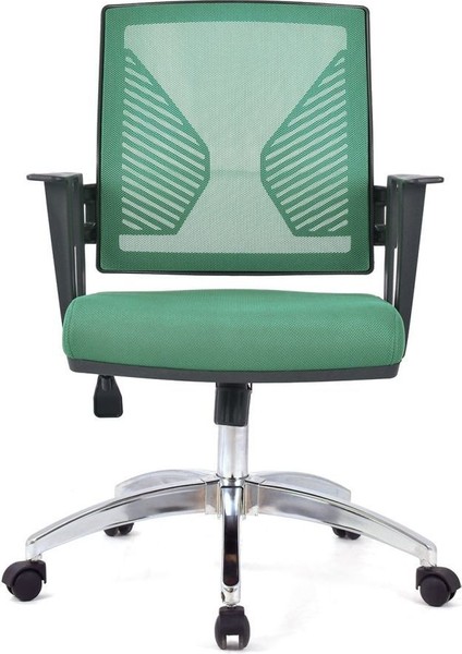 Koltuk Stilim Sante Yeşil Fileli Krom Çalışma Koltuğu Ofis Koltuğu