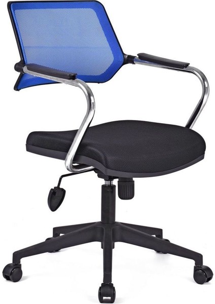 Koltuk Stilim Rauna Mavi Fileli Pls Çalışma Koltuğu Ofis Koltuğu