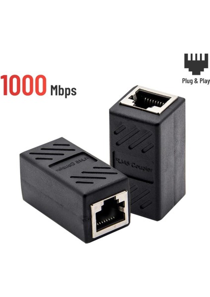 RJ45 Uzatma Aparatı RJ45 Dişi Dişi Lan Ağ Birleştirici Aparatı
