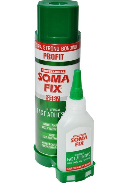 Somafıx Soma Fıx S663 Genel Amaçlı Hızlı Yapıştırıcı Profesyonel Yapıştırıcı Seti