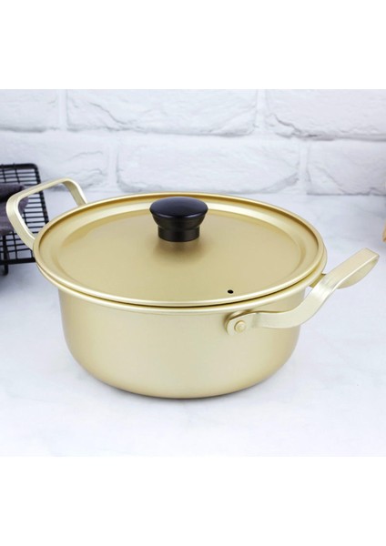 Koreli Ramen Erişte Pot Çift Sap Ramen Pişirme Potu Mutfak Aletleri Için 18CM (Yurt Dışından) modelleri