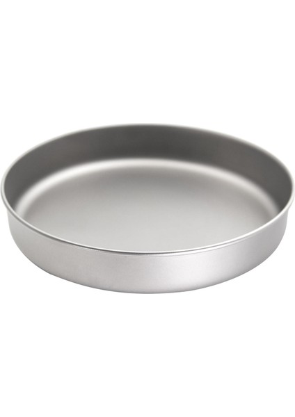 Titanyum Tava Kamp Tencere Tabağı Çanak Tutamaksız Yürüyüş Pikniği Için Taşınabilir (Yurt Dışından)