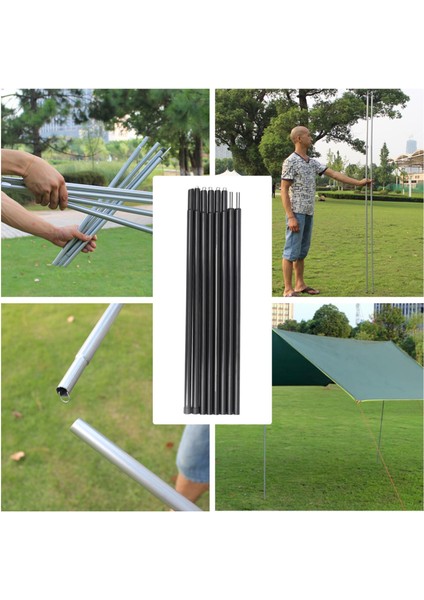 Dış Çadır Destek Çubuğu Yürüyüş Plajı Barınağı Siyahı Için Ayarlanabilir Katlanır (Yurt Dışından) indirimleri
