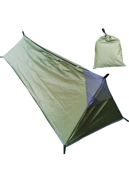 Ultralight Camping Su Geçirmez Seyahat Barınağı 1 Kişi Açık Yeşil Balık Tutuyor (Yurt Dışından)