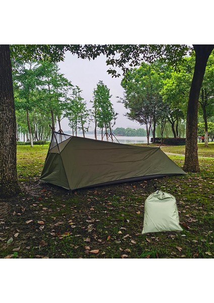 Ultralight Camping Su Geçirmez Seyahat Barınağı 1 Kişi Açık Yeşil Balık Tutuyor (Yurt Dışından) fırsatları