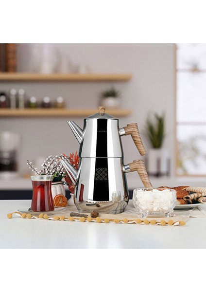 Serenk Definition Çelik Çaydanlık 2 Litre Kitchen Koleksiyon