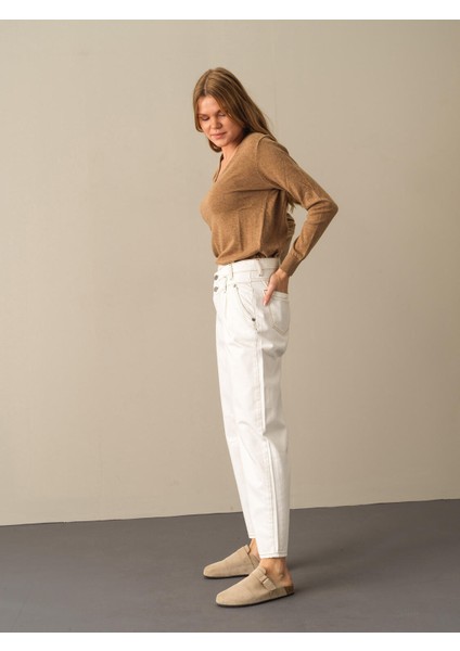 V Yaka %100 Pamuk Regular Fit Basic Kazak modelleri