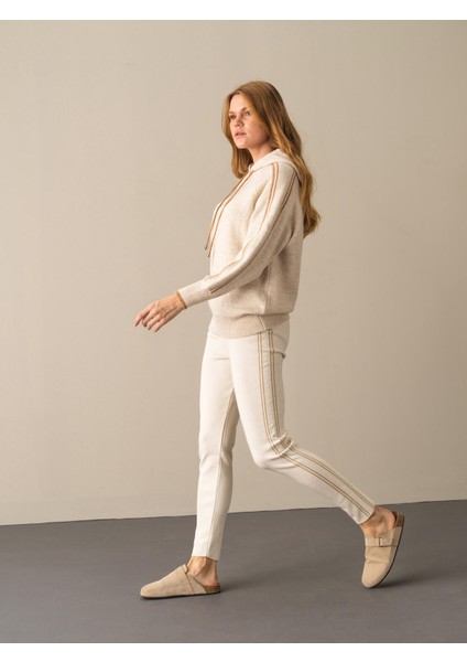 Kadın Bej Oversize Kazak modelleri