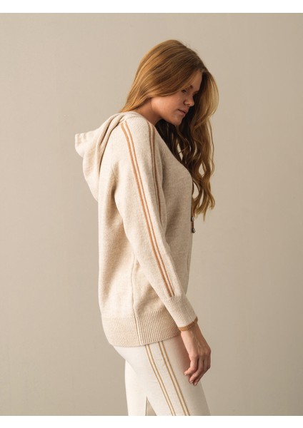 Kadın Bej Oversize Kazak indirimleri