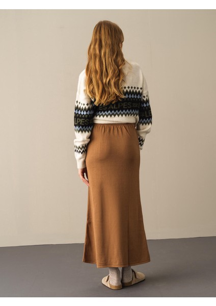 Beli Lastikli Regular Fit Triko Uzun Etek fırsatları