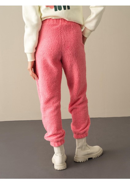 Kadın Pembe Polar Sweat Pantolon fiyatları